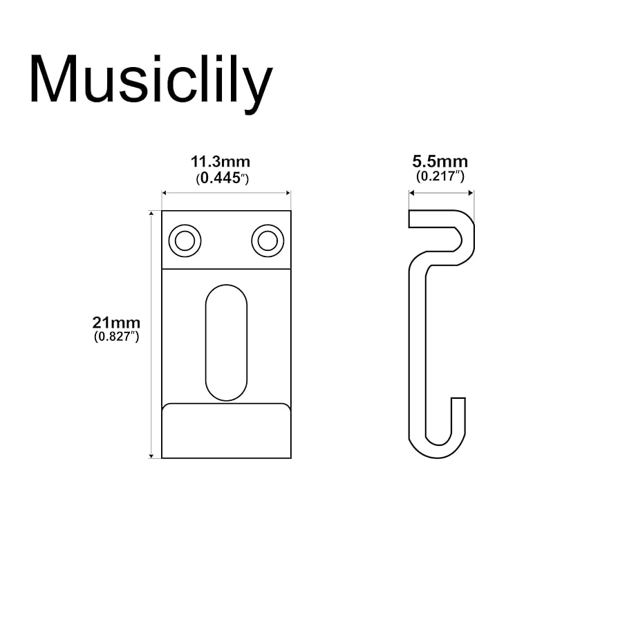 Amazon.co.jp: Musiclily Pro 11.3mm ヴィンテージストラト